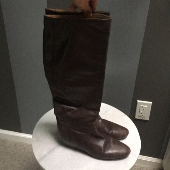 Lanvin Shoes - Lanvin Riding Boots with Hidden Wedge